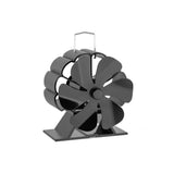 6 Blades Wood Stove Fan Heat Powered Fireplace Fan Warm/Heated Eco Stove Fan for Wood Burning Log V1370-AZ4-20300