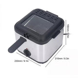 Electric Deep Fryer 2.5L French Frie Machine Oil Hot Pot Fried Chicken Grill V201-QHGMMOREONE001