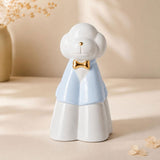 Glazed Ceramic Memorial Urn for Pets, A Sealed Display Holder with Home Shelf Placement and Quiet V1107-136-81759-BLU