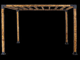 Roof Pergola Gazebo Shed Matte Black Steel Brackets DIY Kits V63-847751
