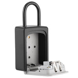 Key Lock Box Wall Mounted Aluminum Alloy Household Key Safe Box Password Lock Box V1294-YM0901-3117200122211