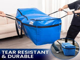 2 Pack 261 L Extra Large Storage Bags with Visible Window, XXL Heavy-Duty Moving Bags For Storage, V1189-LC-AMZ-00261