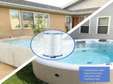 303279 Lifesmart Hot Tub Filter Compatible with AquaTerra Spa Filter Replaces, Filbur FC-2402, V1258-DP02-C-1055