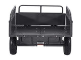 Garden Utility Trailer, 10 Cu. Ft & 227 kg Capacity, ATV UTV Hauling Trailer, Tow Behind Steel Dump V952-HYTCHSTPK10CJT946001V0