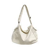 2 pcs Canvas Messenger Bag Large Bag Crossbody Shoulder Bag Tote Bag with Pocket for Women and Men V1366-AZ2-W-08121