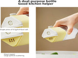 Salt and Pepper Shaker Set with Dose Button - 0.5g per Press - Precise Seasoning Dispensers - Glass V1258-DP02-BOL-208