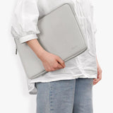 Double-Layer Leather Laptop Bag - Pink - 16 / 17 Inch PRL-6531475950DBT