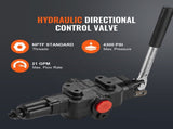 Hydraulic Wood Log Splitter Pump Kit, 22GPM, 2 Stage 4000PSI Aluminum Hydraulic Gear Pump, with V952-YYPMB22GPM4003RCQV0