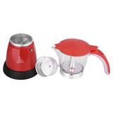 300ml/6 Cups 480W Electric Moka Pot Detachable Kitchen Stovetop Coffee Maker Red V1294-YM0901-JY02855-01