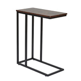 C-Shaped Sofa Side End Table Metal Frame Laptop Tray - All Family V178-66703