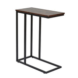 C-Shaped Sofa Side End Table Metal Frame Laptop Tray - All Family V178-66703