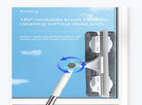 2 PCS Professional 2-in-1 Squeegee with 137cm Extension Pole - 360 Degree Rotatable High-Rise V888-ELOSUNG18493