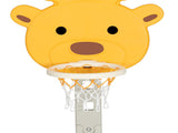 Keezi Kids Basketball Hoop Stand Adjustable 5-in-1 Sports Center Toys Set Yellow BAS-HOOP-B-KID-M-YE