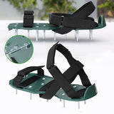 Spiked Lawn Aerator Shoes - Dual Strap Design with Steel Cleats for Easy Soil Aeration - No-Tool V1366-AZ2-W-16485
