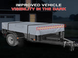 7*12 Heavy Duty RV & Trailer Cover, Travel Trailer Toy Hauler & Camper Cover 420D Dust and UV V1107-CS-JNWZTBFS11