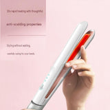 Green Cordless Mini Hair Straightener and Curler and Heat Resistant Silicone Storage Mat - 3 V888-ELOSUNG56169-4