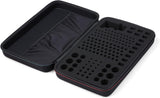 Black EVA Battery Organizer Case with Zipper, Holds 146 Batteries , Compact V1259-DP01-A-3754