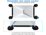 10 Pcs Black Heavy-Duty Suction Cup Mount for Starlink Mini - All-Weather Car, RV & Boat Bracket V888-ELOSUNG47079