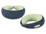 Back Neck Pillow Massager Hot Compress Cordless Massager Pillow Blue Green Electric Massage Pillow V1294-YM0703-3117230101811