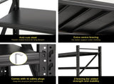 Giantz 4Mx2M Garage Shelving Warehouse Rack Black WR-F-20205-200BK-ABCX2