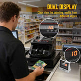 Automatic AUD Money Counter Machine With UV/MG/IR Detection, High-Speed Banknote Counter & Digital V1181-OF009-2108-BK