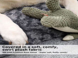 Petluno Large Dog Bed Washable, Calming Crate Mattress with Non Skid Bottom, Fluffy Anti Anxiety V1259-DP01-A-1546