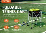 Foldable Tennis Ball Hopper, Holds 180 Tennis Balls, Lightweight Aluminum Alloy Tennis Ball Basket V952-KZDBXSWQTC182488OV0