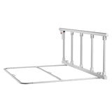 Foldable Bed Rail for Elderly, 122 cm Assist Rail with Fixing Strap, Adjustable Height Pipe V952-BCBSBCBSKZD1BAXNX001V0
