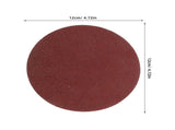 100Pcs Round Sandpaper Discs for Wood Metal Plastic with Adhesive Backing V1366-AZ2-W-18796