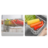 Over the Sink Colander Stainless Steel Expandable Strainer Basket Colander with Fine Mesh for V1294-YM0717-10352937