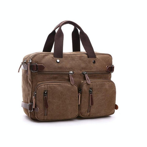 Versatile Canvas Business Briefcase For Laptops PRL-7025023060DBT_NZ