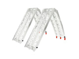 Kartrite 2 x Aluminium ATV Loading Ramp Foldable - Silver ATV-01A-SL-2