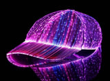 LED Fiber Optic Light-Up Cap V1265-SS-04