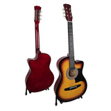 Karrera 38in Pro Cutaway Acoustic Guitar with Carry Bag - Sun Burst CC38-PRO-3TS
