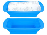 2pc Extra Large Ice Block Mold Silicone Ice Cube Molds Reusable Ice Cube Tray Foldable Big Ice Bath V1369-AZ3-W-05885