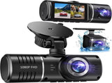 Three-camera dash cam C309, equipped with dual fronts, an interior and a reversing V1105-YAXCJLY-01