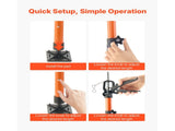 Cabinet Jack Support Pole, 2-Pack, 116-290 cm Steel Telescopic Quick Support Rod, Adjustable 3rd V952-QXKSCG2PCS45I1VOG001V0
