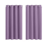 2X Curtains Darkening Thermal Insulated Curtain Panels for Living Room Blue Color Shower Curtain Set V1369-AZ3-W-19828