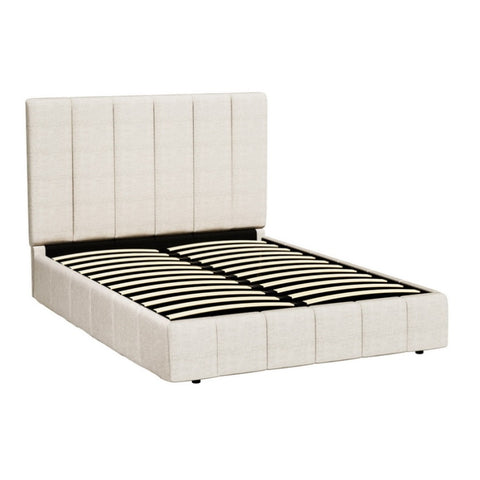 Artiss Bed Frame Double Size Beige TETTE BFRAME-G-TETTE-D-BG-ABC