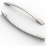 10 Pack Furniture Handles, Brushed Nickel Cupboard and Drawer Handles, 160 mm Hole Spacing V1188-MS-520-091