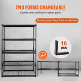 VEVOR Storage Shelving Unit Garage Storage Rack 5-Tier Adjustable 907.2 kg Load V952-XLZLKHJCL24DXPVPAV0