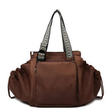 Brown Convertible Multifunctional Baby Cradle Travel Bag - Women's Backpack, Shoulder Bag, Mummy Bag V888-ELOSUNG13708