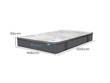Dreamz Spring Mattress Bed Pocket Egg King Single MS1015-TW-KS