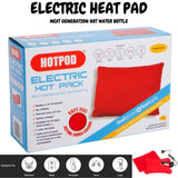 HOTPOD Electric Hot Pack Water Bottle Reheat-able Pillow Pad Sleep Aid - Safety Approved V563-A0007