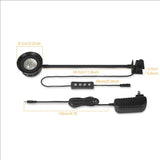 30 Watts LED Reef Light, Dimmable Full Spectrum Marine LED Fish Tank Light Saltwater Nano V1192-AZ-W-3798