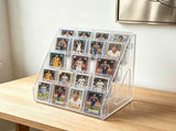Business Card Holder Display Stand Desktop Organizer 5-Tier Acrylic Clear 1-Pack 13.58" x 9.06" x V1366-AZ2-W-16039
