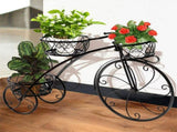 3 Tier Bicycle Style Flower Pots Indoor Outdoor Garden Shelf Rack Metal Plant Stand Au V767-XJJ280-V2