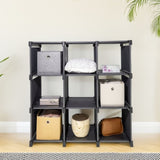 Storage Organizer, 9 Cubes, Wardrobe Closet Storage Shelves V510-MFR106