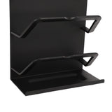 Pot Lid Organizer Rack Black Aluminium Alloy Multifunctional Chopping Board Organizer V1294-YM0901-3118240199811