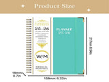 Summer Deal Yxwen 25.7-26.6 Years English Notepad A5 2025.7 to 2026.6 Weekly Monthly V1189-LWWAL-20260325-02125